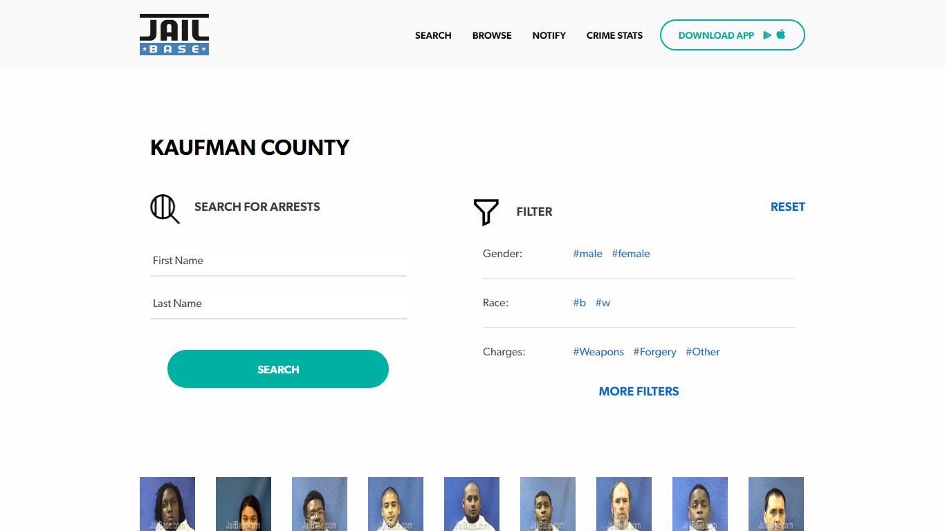 Kaufman County Jail Inmate Search and Mugshots | JailBase